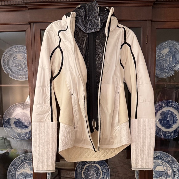 lululemon athletica Jackets & Blazers - Luluemon Women's Cream Jacket with Black Accents